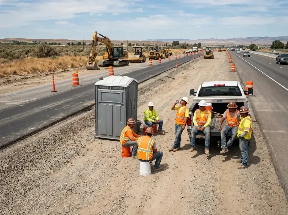 highway-road-construction-crew-007 — frequently asked questions, Porta Potty and Restroom Rentals in Pinole, CA